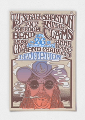 Ty Segall & Freedom Band Poster by Taylor W. Rushing – LEVITATION