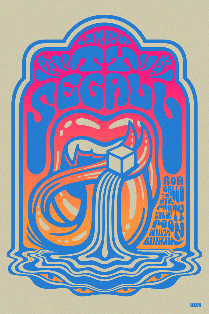 Ty Segall Poster by Weird Beard 72 - ARCHIVE - LEVITATION