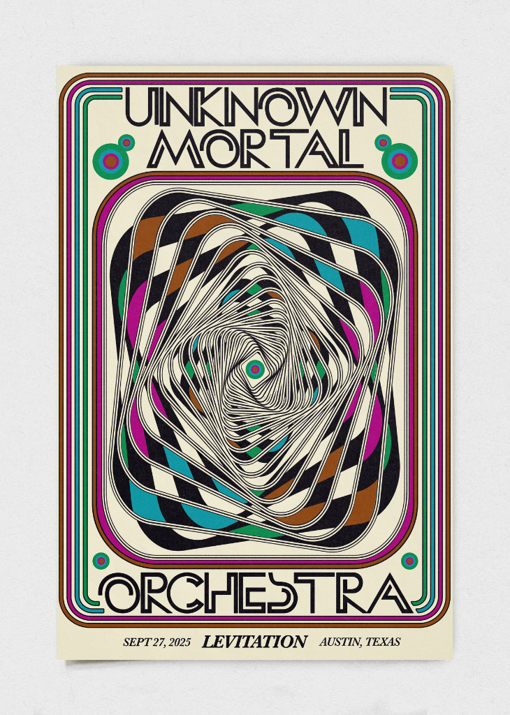 Unknown Mortal Orchestra Poster by Liorzh - LEVITATION