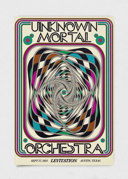 Unknown Mortal Orchestra Poster by Liorzh – LEVITATION