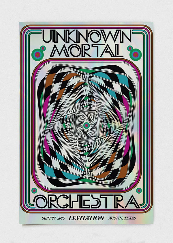 Unknown Mortal Orchestra Poster by Liorzh - LEVITATION