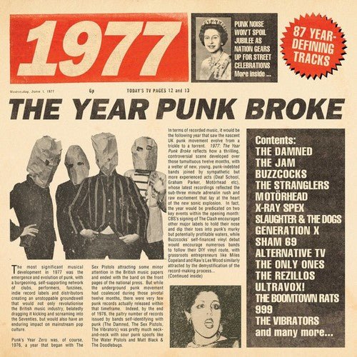 Various Artists - 1977: The Year Punk Broke 3xCD - LEVITATION