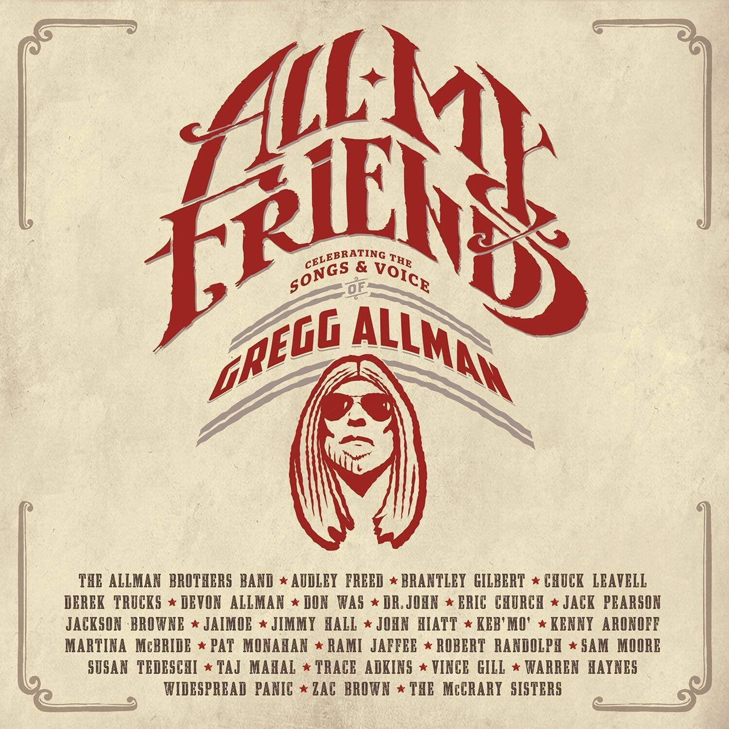 Various Artists - All My Friends: Celebrating the Songs & Voice of Gregg Allman 4xLP (Limited Edition) - LEVITATION