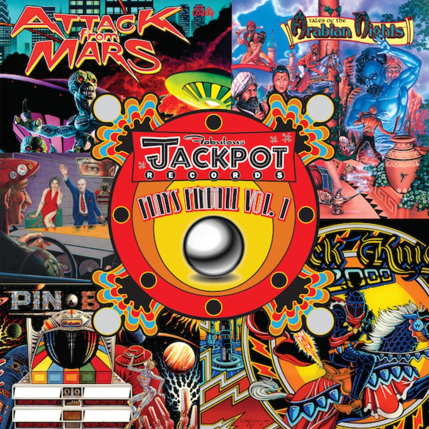 Various Artists - Jackpot Plays Pinball Vol.1 - LEVITATION