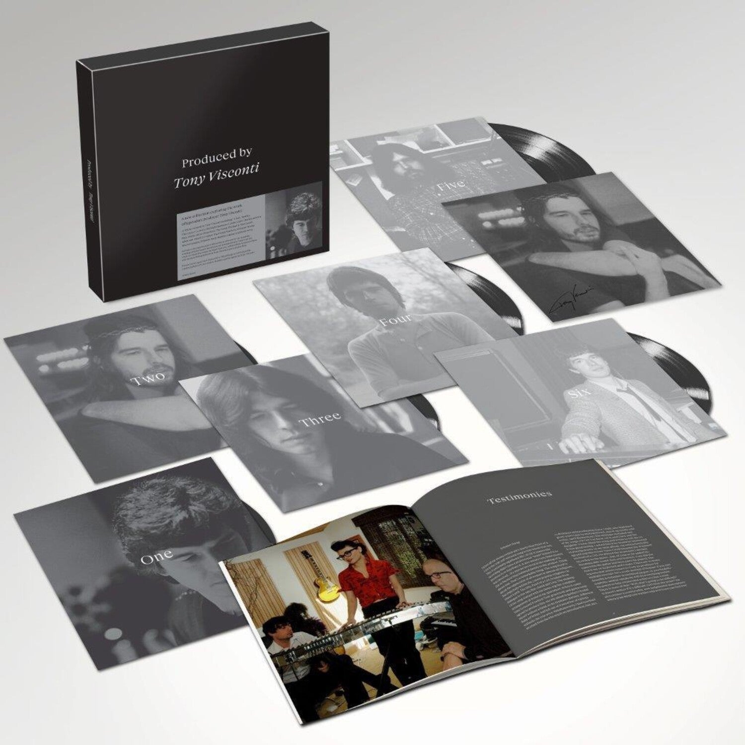 Various Artists - Produced by Tony Visconti / Various - Box Set, Ltd 1000 Signed Copies 6xLP - LEVITATION