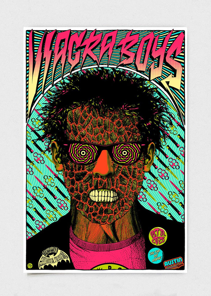 Viagra Boys Poster by Elzo Durt - LEVITATION