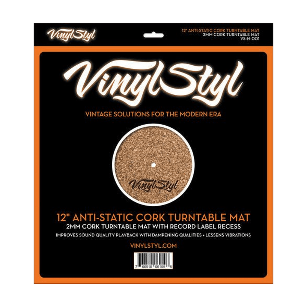 Vinyl Styl - Vinyl Styl Vsm001 12 Inch Cork Turntable Mat - LEVITATION
