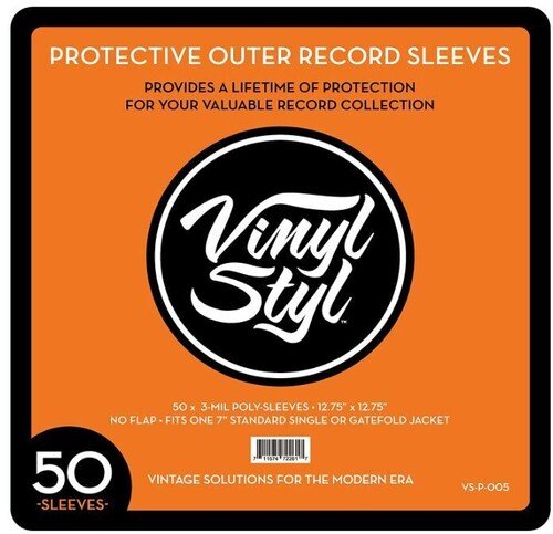 Vinyl Styl - Vinyl Styl Vsp014 12in Lp Outer Slv Pe 50 Cnt Clr - LEVITATION