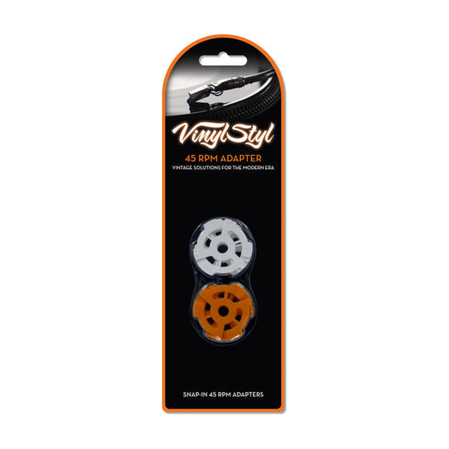 Vinyl Styl® VS-A-017 7 Inch 45 Rpm Vinyl Record Adapter - Snap in - 10 Pk - LEVITATION