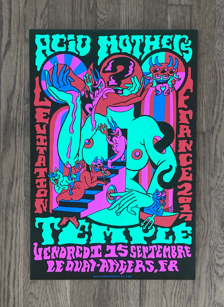 Acid Mothers Temple Poster by Billie Buck - ARCHIVE