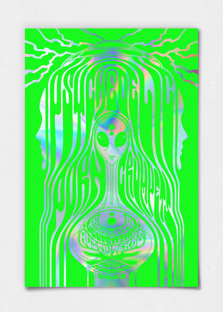 Trippy Alien Porn - Psychedelic Porn Crumpets Poster by WB72 â€“ LEVITATION