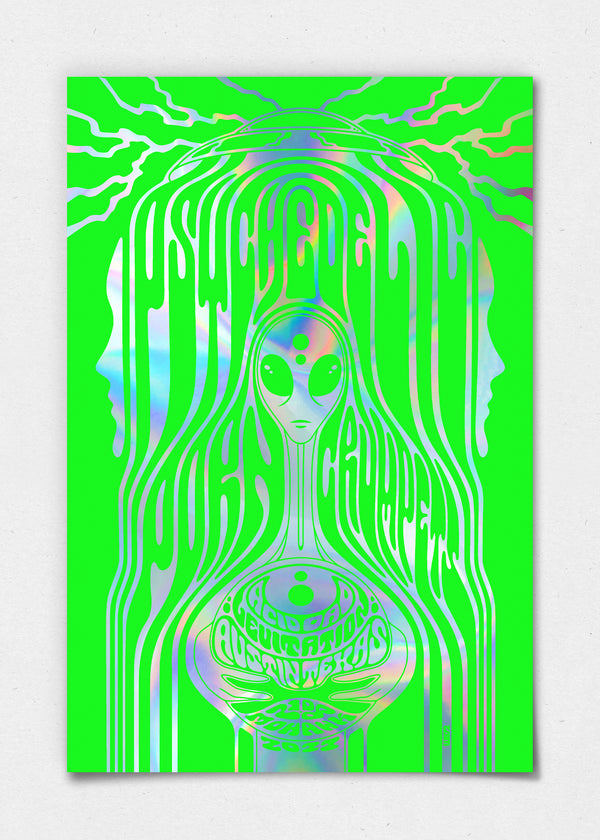 Psychedelic Porn Crumpets Poster by WB72