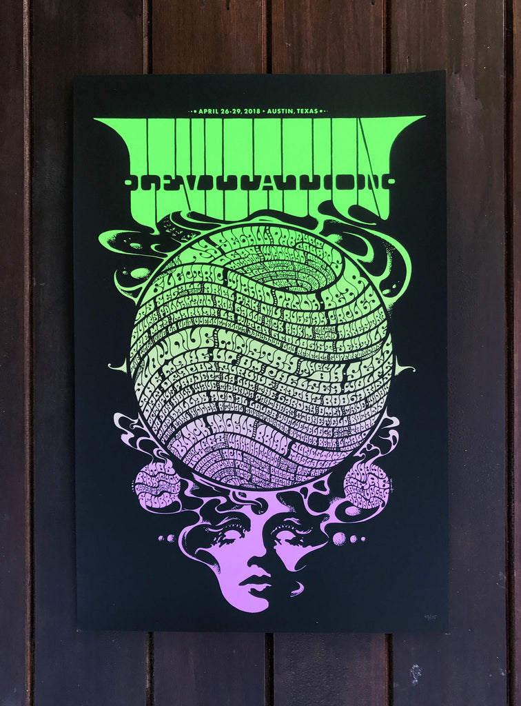 Levitation 2018 Poster by Robin Gnista - ARCHIVE