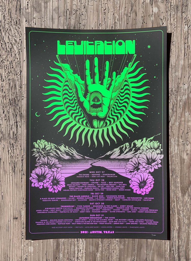 Levitation 2021 Poster by Simon Berndt