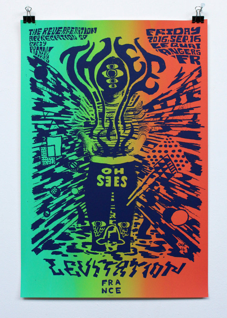Thee Oh Sees Poster by CMRTYZ - ARCHIVE