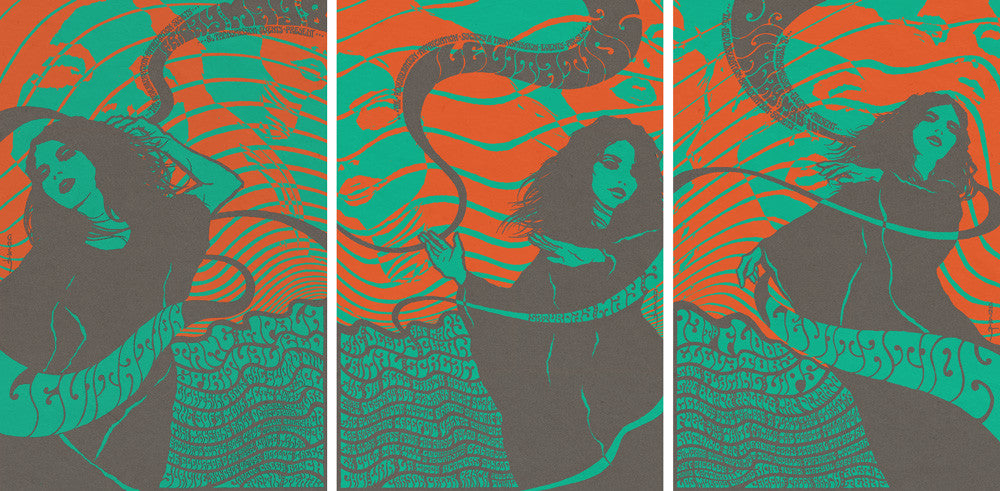 Levitation 2015 Poster Triptych by Robin Gnista - ARCHIVE