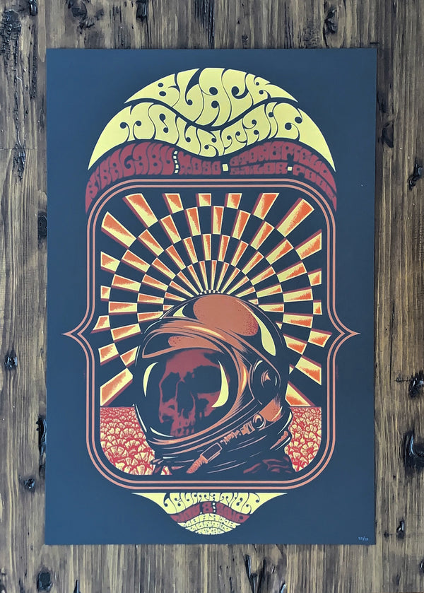 Black Mountain, Kikagaku Moyo and Stonefield Poster by Robin Gnista - ARCHIVE