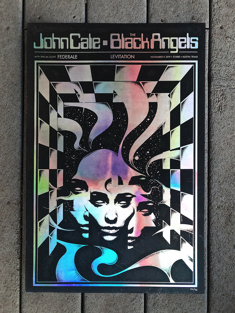 John Cale + The Black Angels Poster by Robin Gnista - ARCHIVE