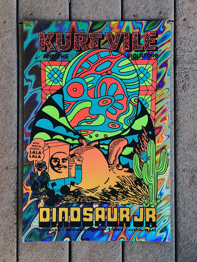 Kurt Vile & The Violators + Dinosaur Jr Poster by D. Norsen - ARCHIVE