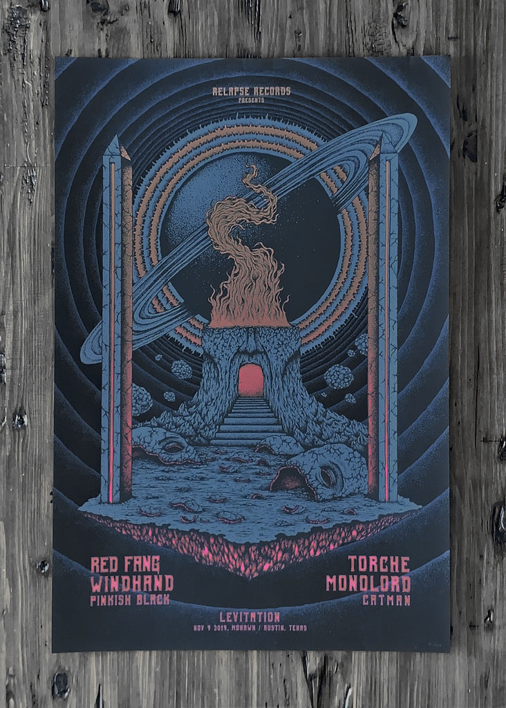 Red Fang + Windhand Poster by Kuba Sokolski