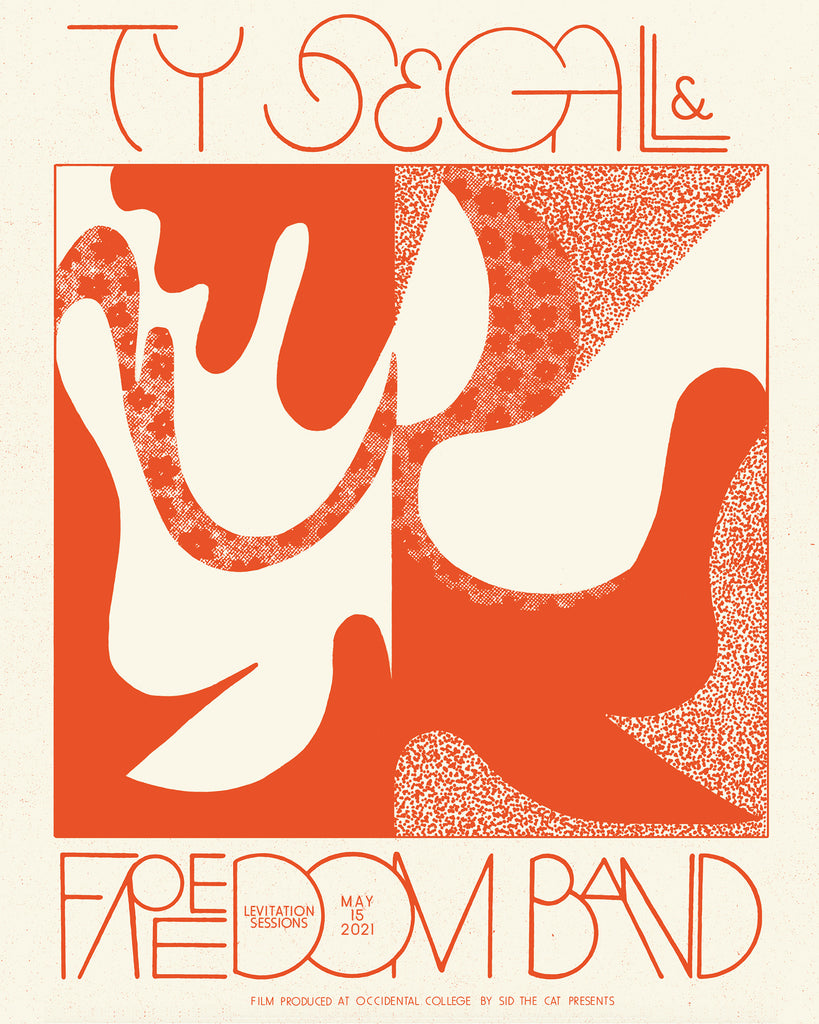 Ty Segall & Freedom Band Signed Poster by Robbie Simon