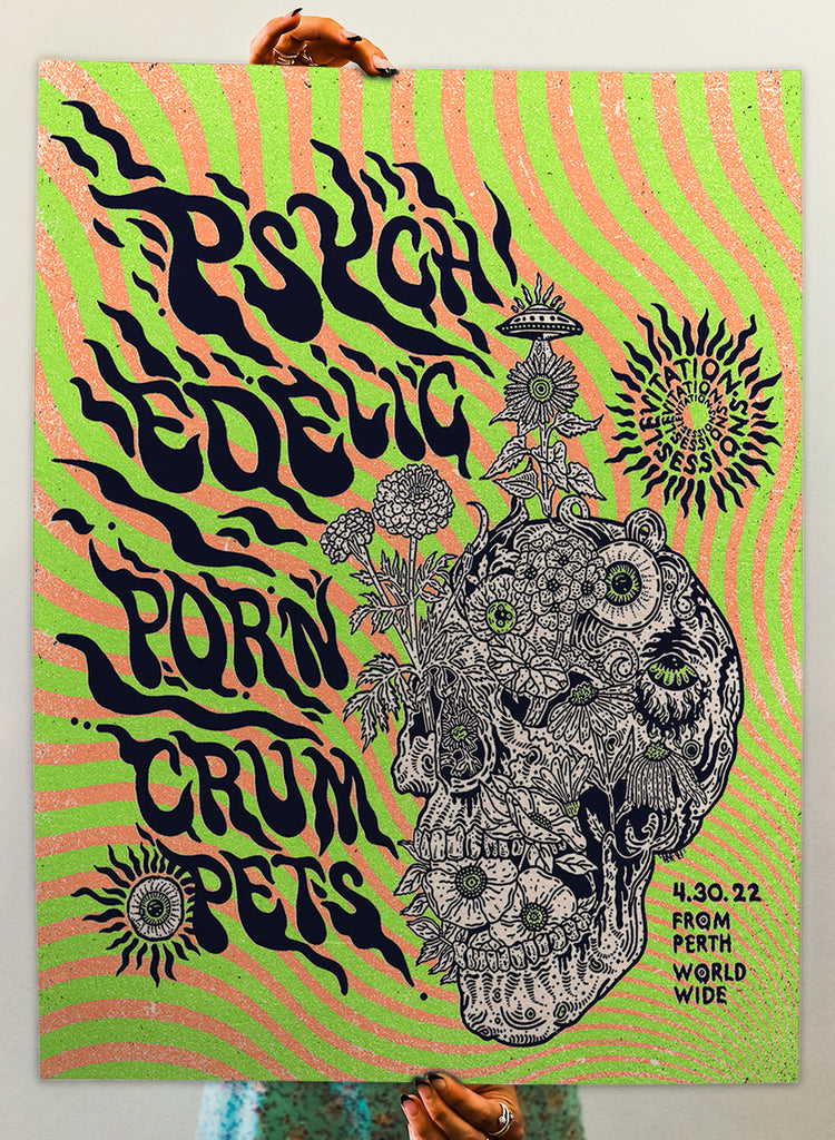 Psychedelic Porn Crumpets - SIGNED POSTER – LEVITATION