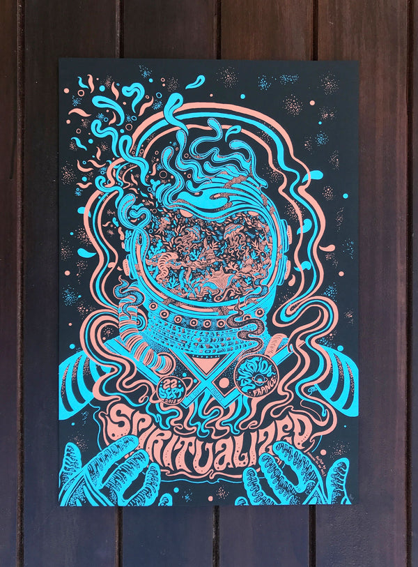 Spiritualized Poster by Arrache Toi Un Oeil