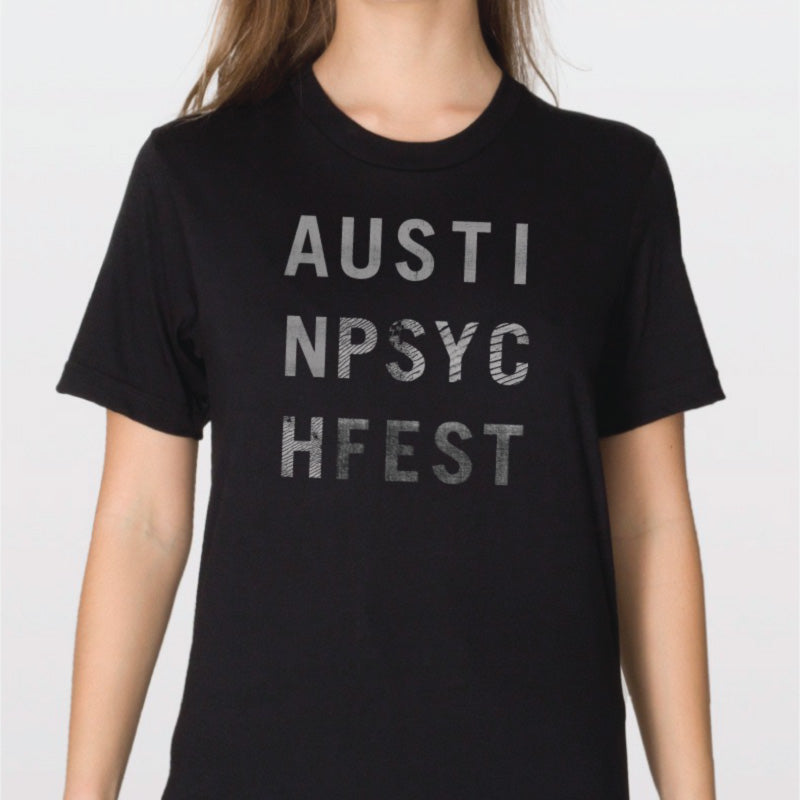 Austin Psych Fest Typography T-Shirt