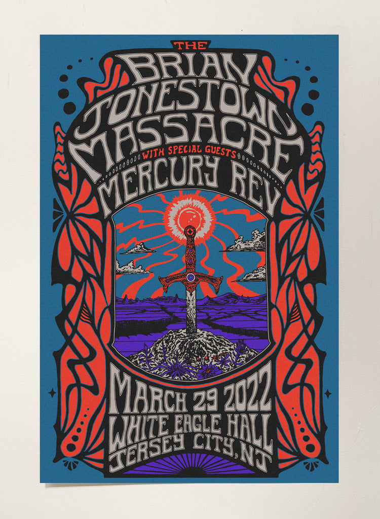 BJM - March 29 poster by Fez Moreno